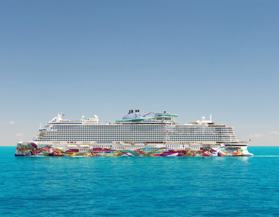 Norwegian Cruise Lines Aqua cruise ship rendering